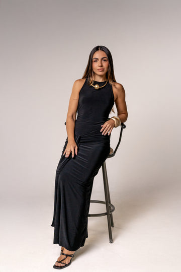 DRESS LOTUS NEGRO