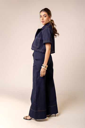 CHAQUETA DENIM TRIBAL