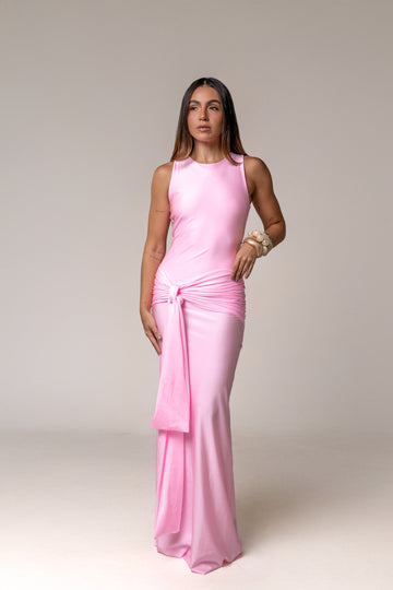 DRESS LOTUS ROSADO
