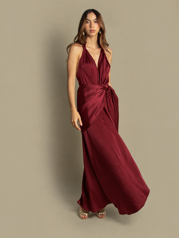 ABOREA DRESS VINO