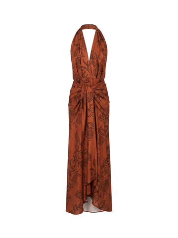 ABOREA DRESS TERRACOTA