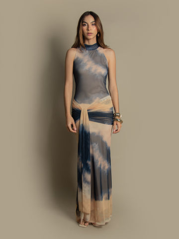 ADARA BLUE DRESS