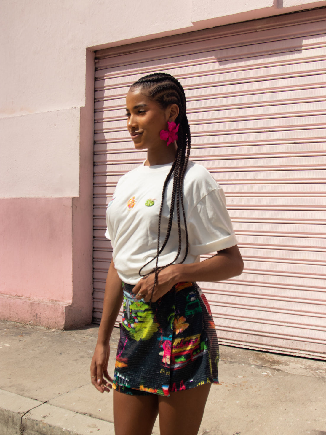 CARIBEÑA BLACK FALDA SHORT