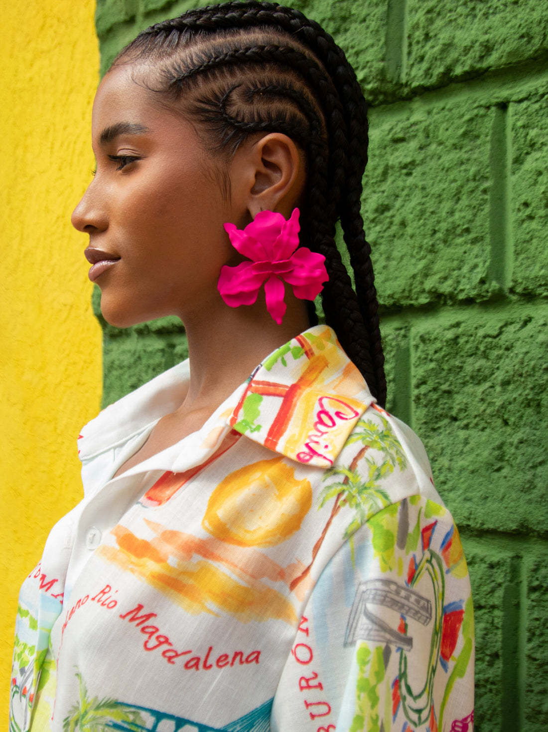 CAMISA DE MUJER CARIBE EN PIEL