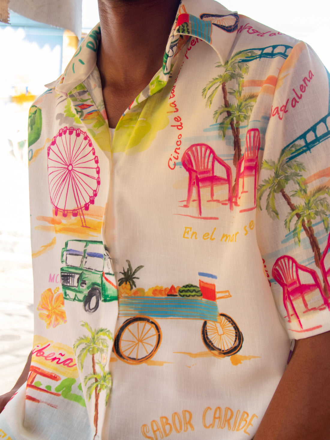 CAMISA  HOMBRE CARIBE EN PIEL